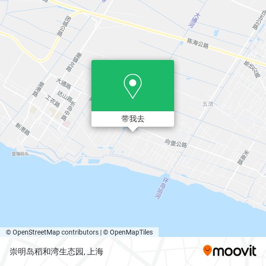 崇明岛稻和湾生态园地图