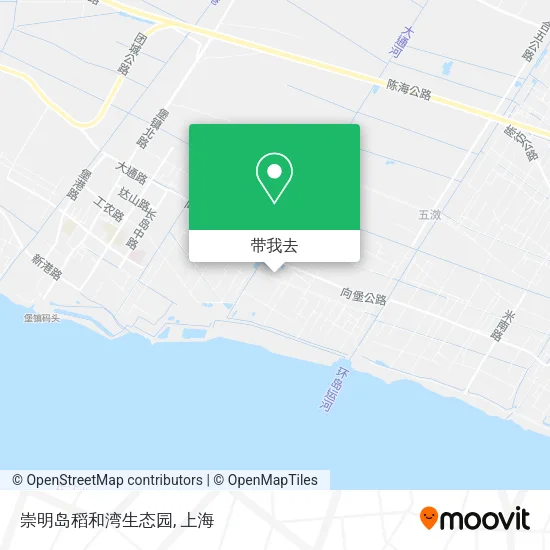 崇明岛稻和湾生态园地图