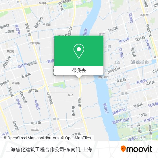 上海焦化建筑工程合作公司-东南门地图