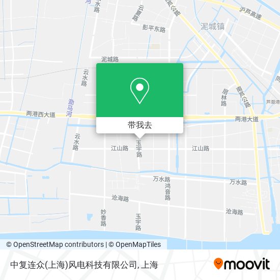 中复连众(上海)风电科技有限公司地图