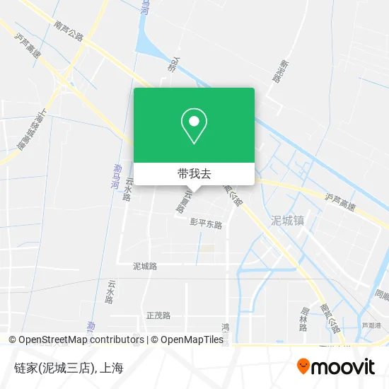 链家(泥城三店)地图