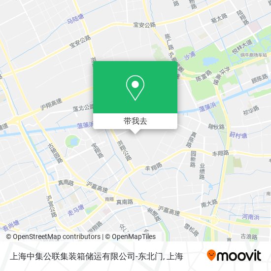 上海中集公联集装箱储运有限公司-东北门地图