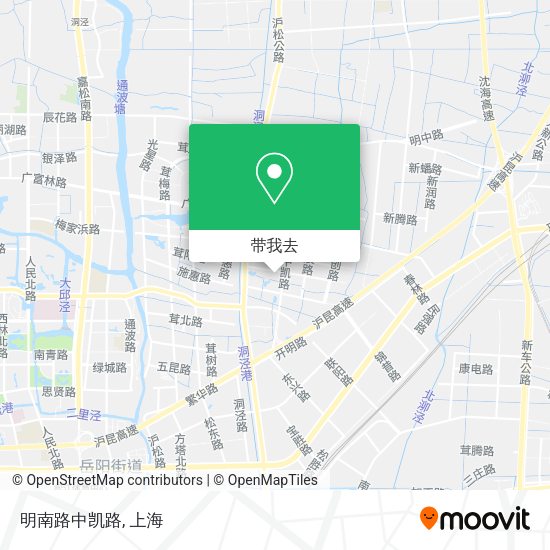 明南路中凯路地图