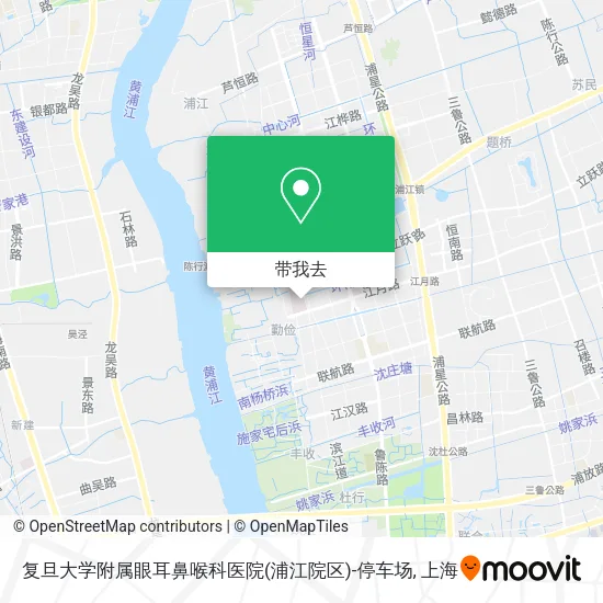 复旦大学附属眼耳鼻喉科医院(浦江院区)-停车场地图
