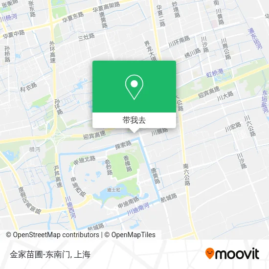 金家苗圃-东南门地图