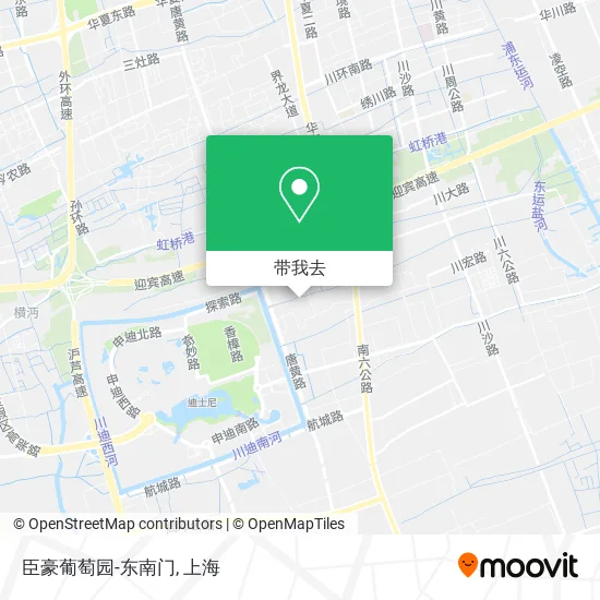 臣豪葡萄园-东南门地图