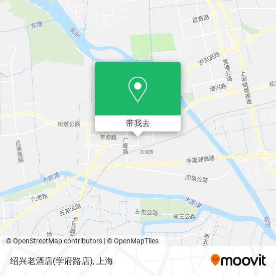 绍兴老酒店(学府路店)地图