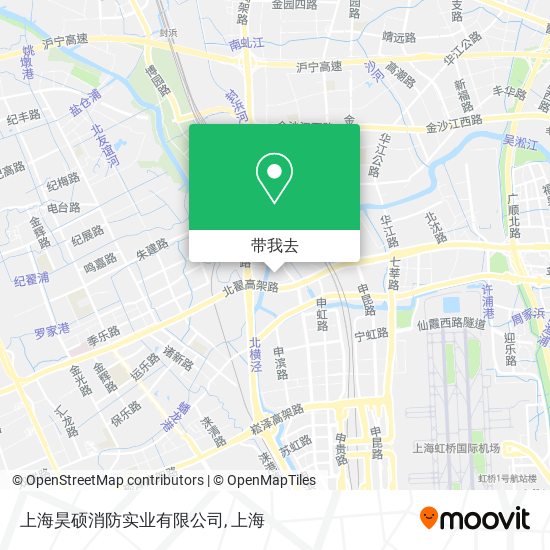 上海昊硕消防实业有限公司地图