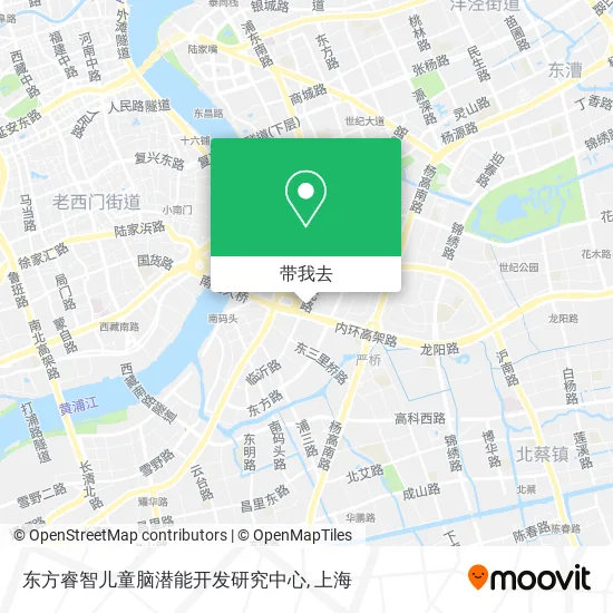 东方睿智儿童脑潜能开发研究中心地图