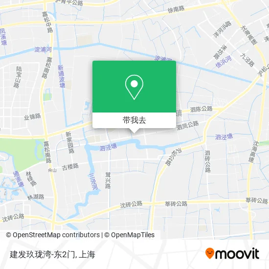 建发玖珑湾-东2门地图