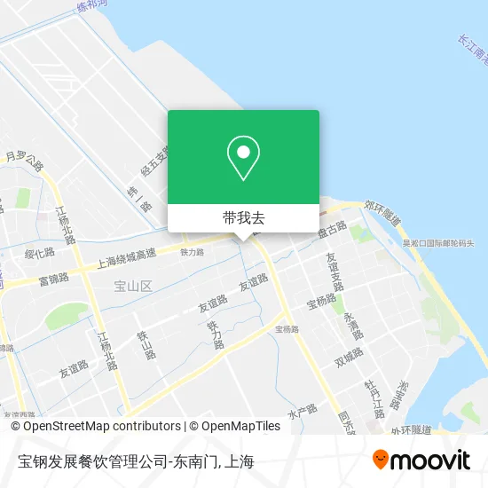宝钢发展餐饮管理公司-东南门地图