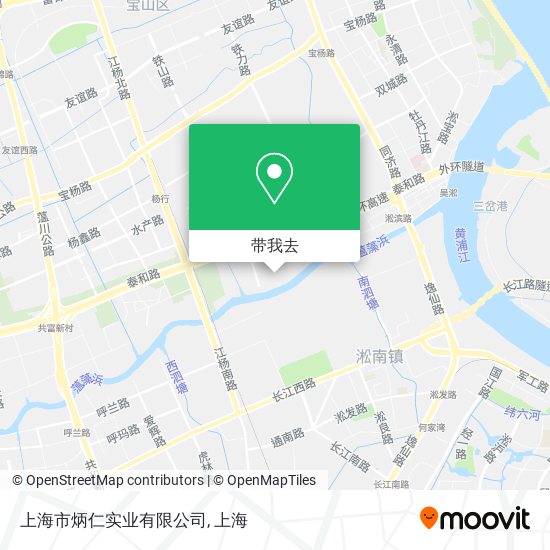 上海市炳仁实业有限公司地图