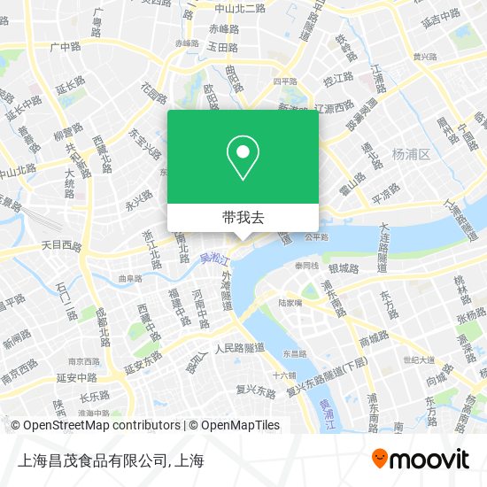 上海昌茂食品有限公司地图
