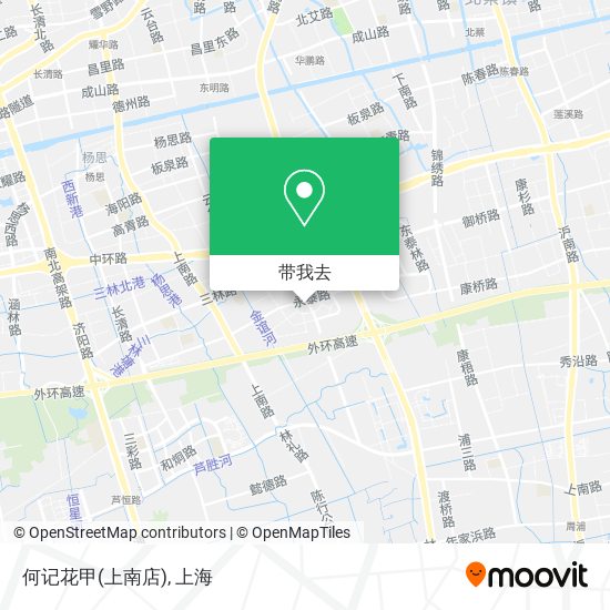 何记花甲(上南店)地图