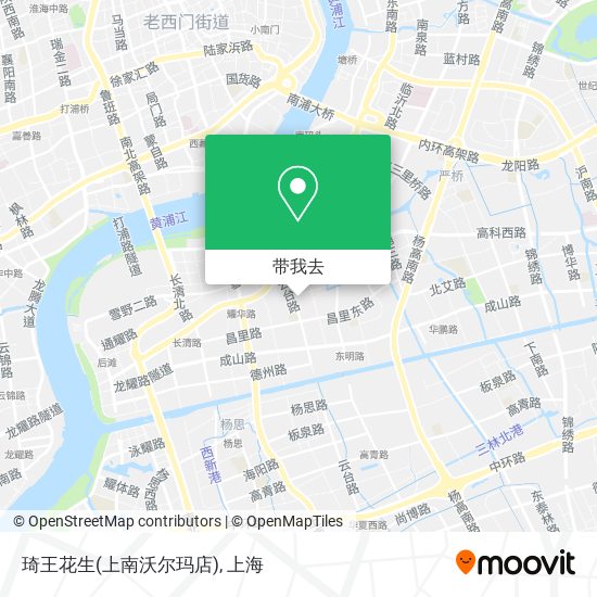 琦王花生(上南沃尔玛店)地图