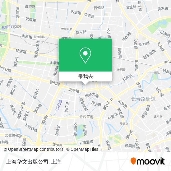 上海华文出版公司地图