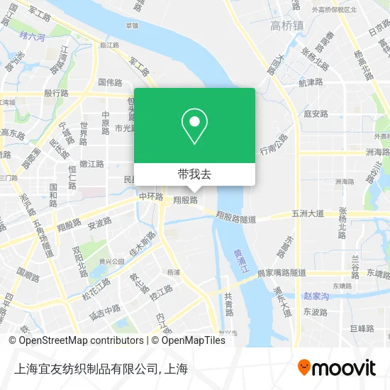 上海宜友纺织制品有限公司地图