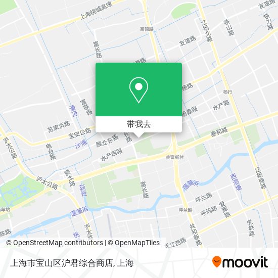 上海市宝山区沪君综合商店地图