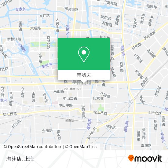 淘莎店地图
