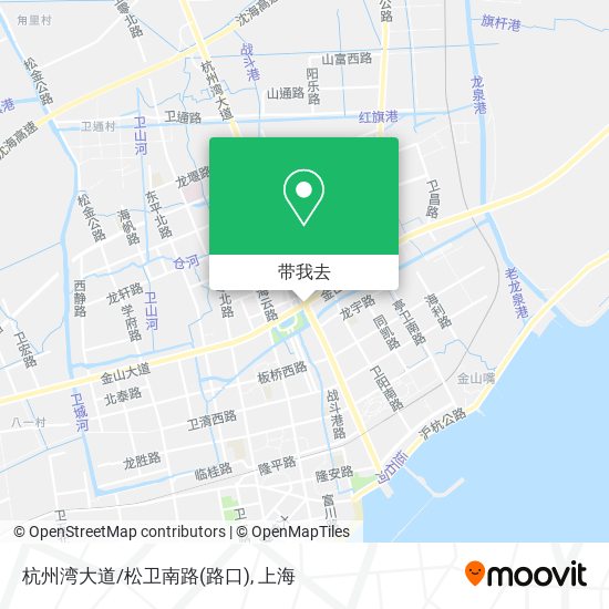 杭州湾大道/松卫南路(路口)地图