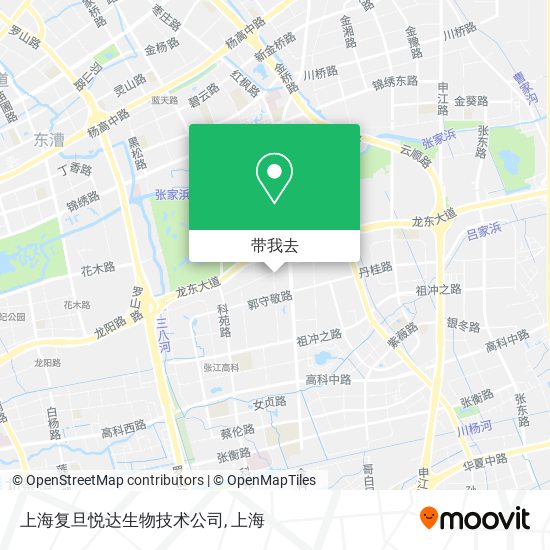 上海复旦悦达生物技术公司地图