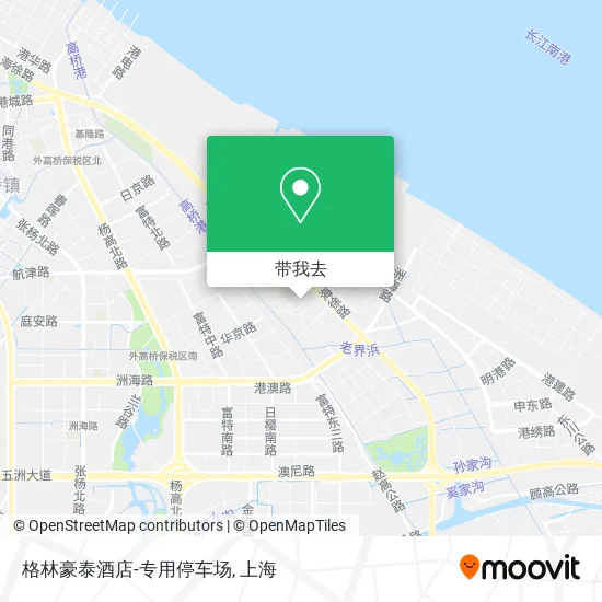 格林豪泰酒店-专用停车场地图