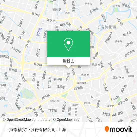 上海馥禧实业股份有限公司地图