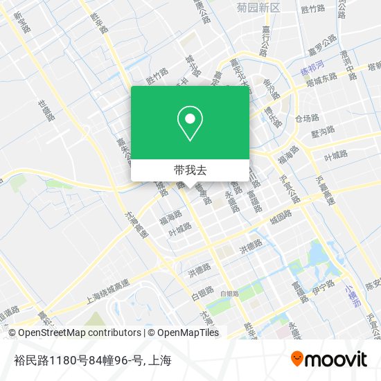 裕民路1180号84幢96-号地图