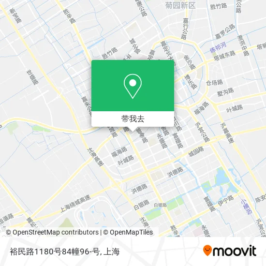 裕民路1180号84幢96-号地图