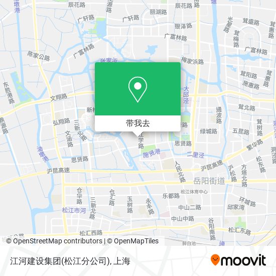 江河建设集团(松江分公司)地图