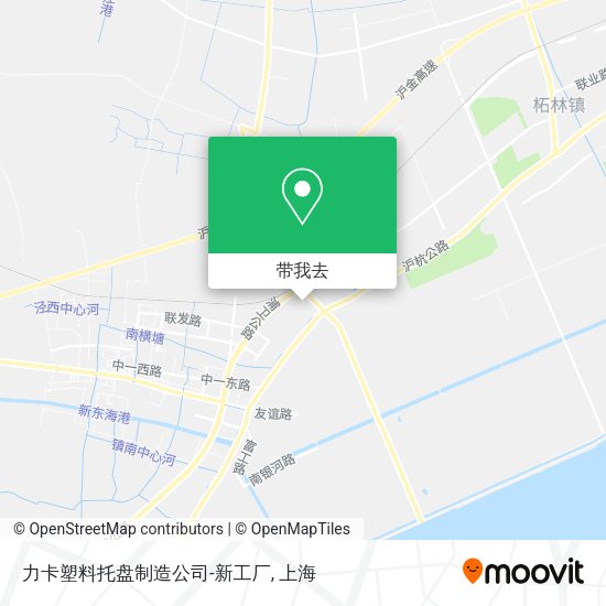 力卡塑料托盘制造公司-新工厂地图