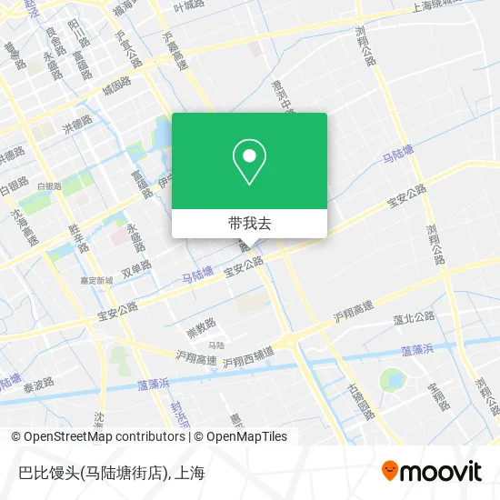 巴比馒头(马陆塘街店)地图