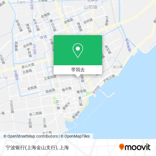 宁波银行(上海金山支行)地图
