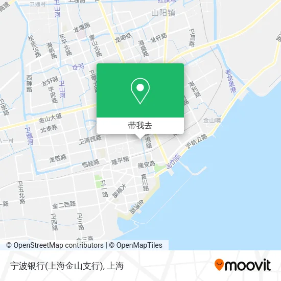 宁波银行(上海金山支行)地图