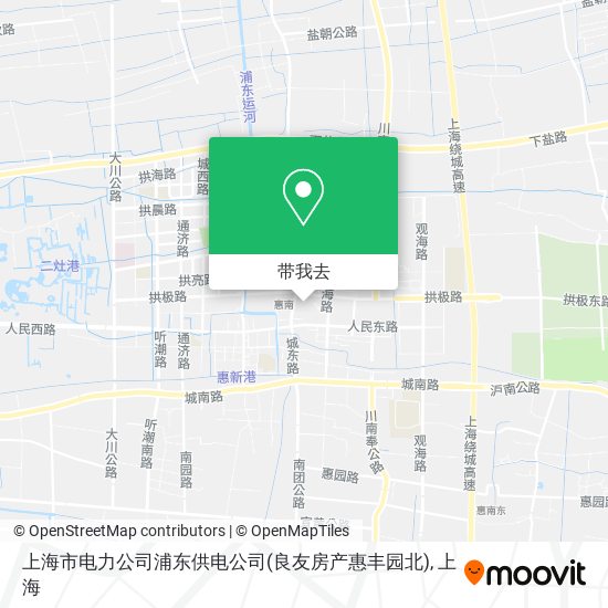 上海市电力公司浦东供电公司(良友房产惠丰园北)地图