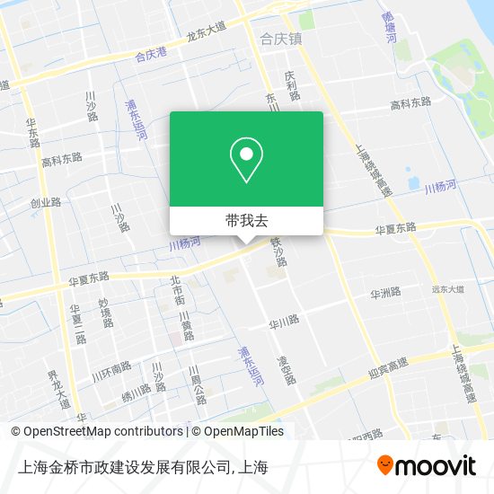 上海金桥市政建设发展有限公司地图