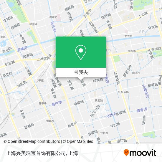 上海兴美珠宝首饰有限公司地图