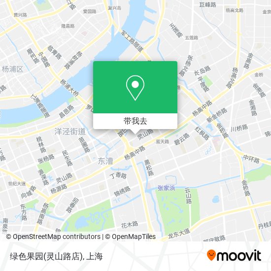 绿色果园(灵山路店)地图