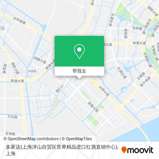 多家达(上海洋山自贸区世界精品进口红酒直销中心)地图