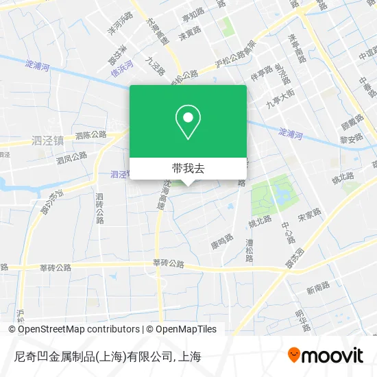 尼奇凹金属制品(上海)有限公司地图