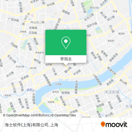 海士软件(上海)有限公司地图