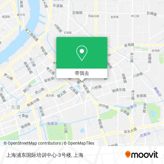 上海浦东国际培训中心-3号楼地图