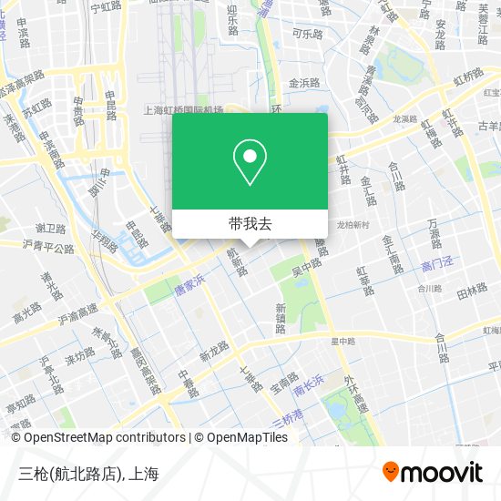 三枪(航北路店)地图