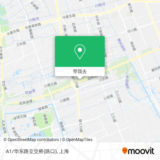 A1/华东路立交桥(路口)地图