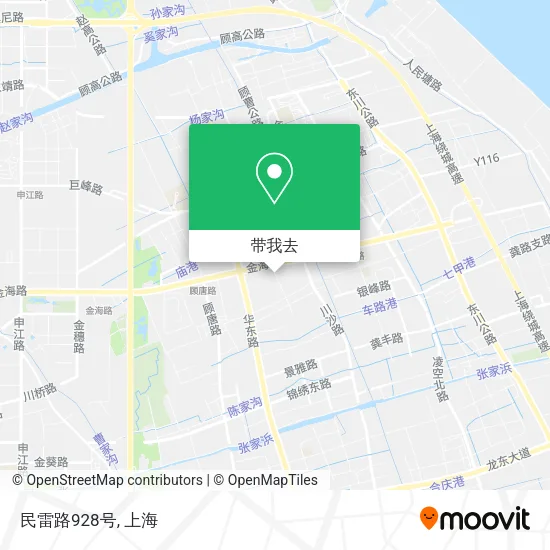 民雷路928号地图