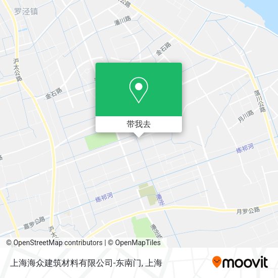 上海海众建筑材料有限公司-东南门地图