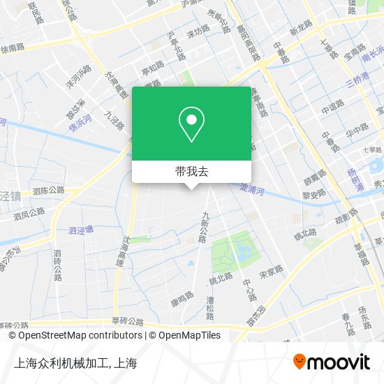 上海众利机械加工地图