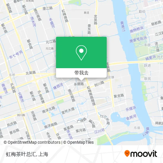 虹梅茶叶总汇地图