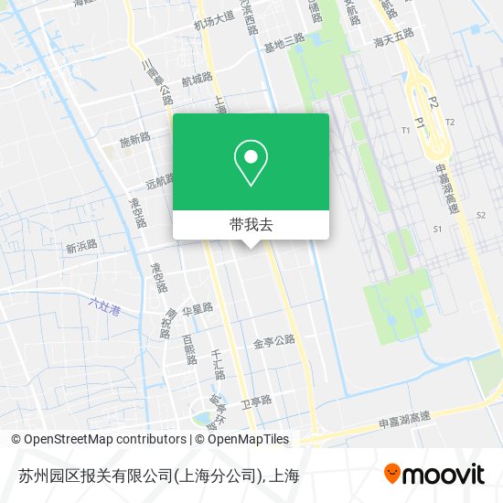 苏州园区报关有限公司(上海分公司)地图