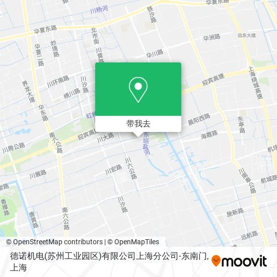 德诺机电(苏州工业园区)有限公司上海分公司-东南门地图
